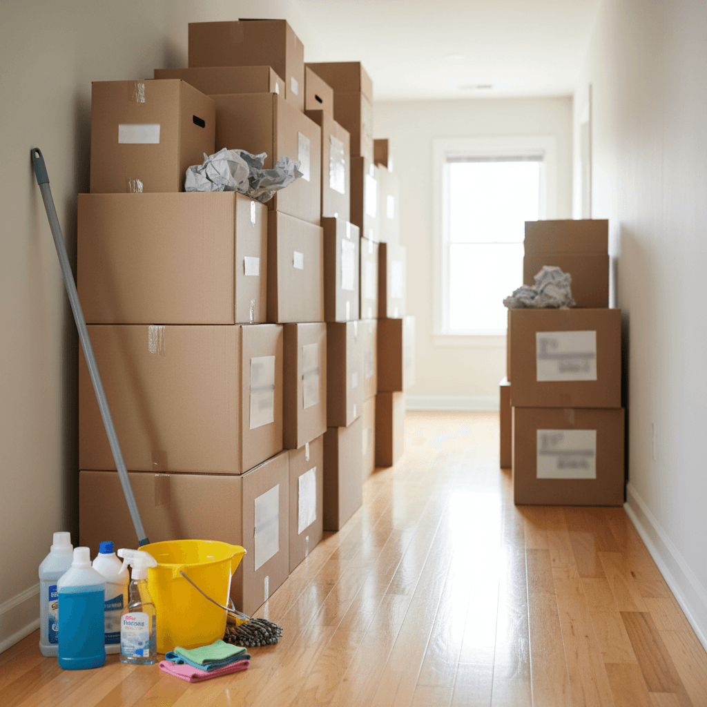 Move-out cleaning preparation